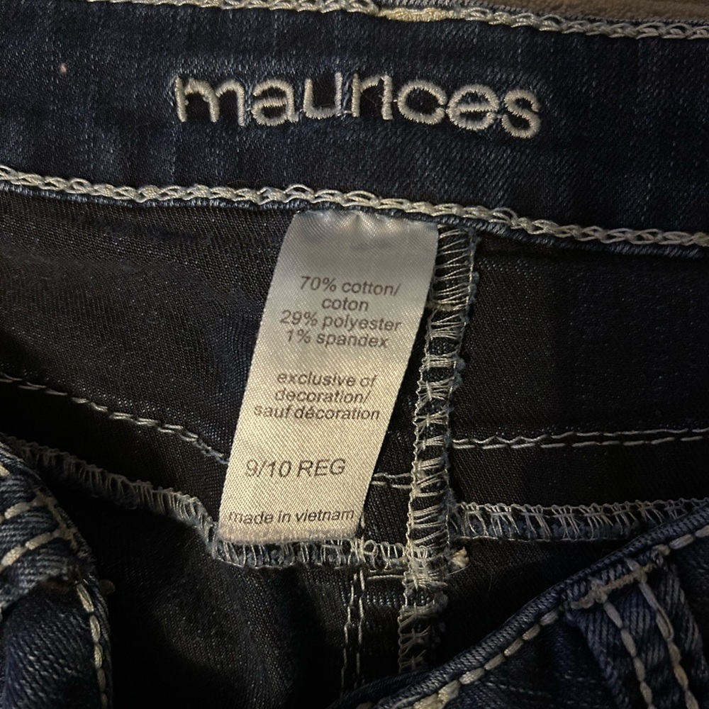 Maurices Dark Blue Boot Cut Jeans - Picture 3 of 8